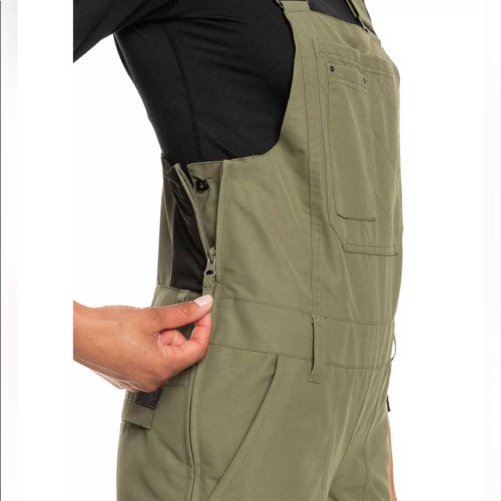 NEW Roxy Ride Out Ski Bib Snow Pants | M - Picture 7 of 8